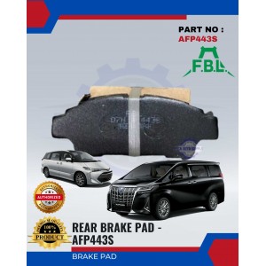 Rear Brake Pad-Toyota Estima-Alphard-FUJI-AFP443S