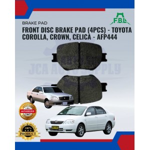 Front Disc Brake Pad (4pcs)-Toyota Corolla-Crown-Celica-FBL-AFP444