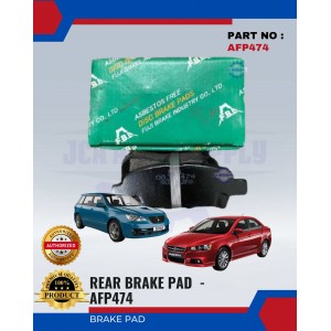 Rear Brake Pad-Mitsubishi Airtrek Turbo-Proton Inspira-FUJI-AFP474