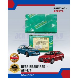 Rear Brake Pad-Mitsubishi Airtrek Turbo-Proton Inspira-FUJI-AFP474