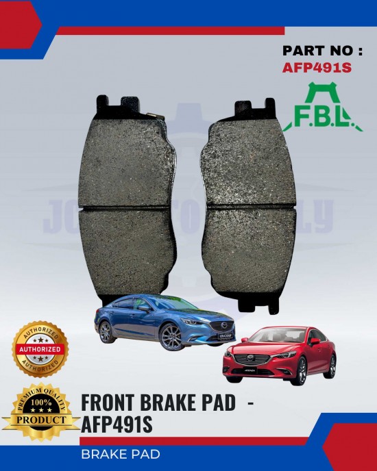 FBL Front Disc Brake Pad (4pcs) - Mazda Atenza - AFP491S Brake System image