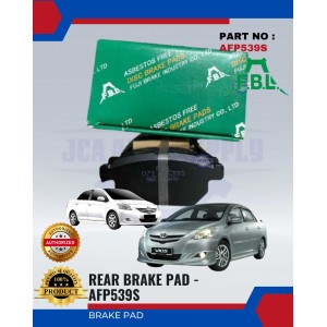 Rear Brake Pad-Toyota Vios NCP93-FUJI-AFP539S