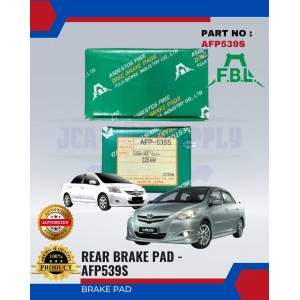 Rear Brake Pad-Toyota Vios NCP93-FUJI-AFP539S