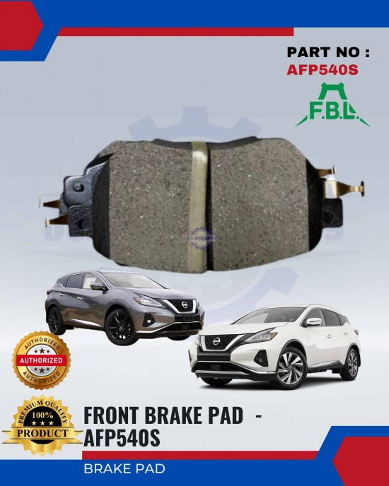 Nissan Murano Front Disc Brake Pad - FUJI (FBL) - AFP540S Brake System image