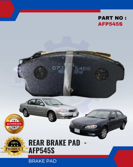 Nissan Cefiro A33 Rear Brake Pads - FUJI - AFP545S Brake System image