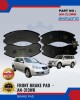 MITSUBISHI - PAJERO V6 - AIRTREK TURBO - N13- Front Brake Pads - AKEBONO - AN-313WK- image