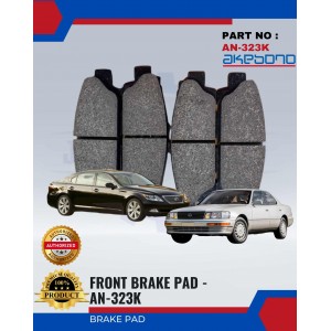 Front Brake Pad-Toyota Lexus-LS300-LS400-AKEBONO-AN-323K