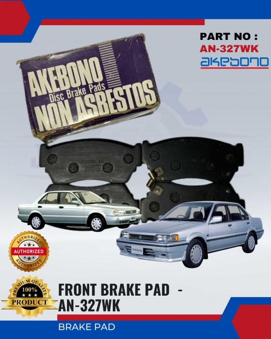 NISSAN - SENTRA - 1.8 B13 - N13- Front Brake Pads - AKEBONO - AN-327WK- image