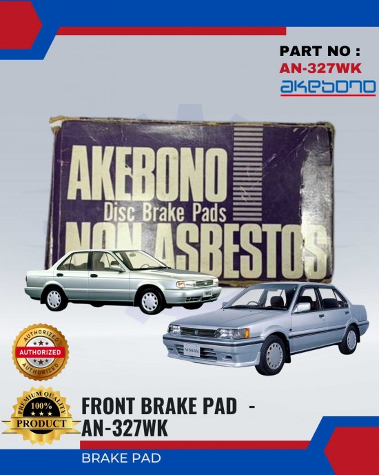 NISSAN - SENTRA - 1.8 B13 - N13- Front Brake Pads - AKEBONO - AN-327WK- image