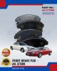 Honda Prelude Front Brake Pads - AKEBONO - AN-375WK Brake System image