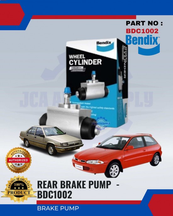 Proton Saga Wira Satria Rear Brake Pump - BENDIX - BDC1002 Brake System image