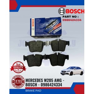 Rear Disc Brake Pad(4pcs)-Mercedes Benz W205 AMG 2016-2018-BOSCH-0986424334