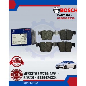 Rear Disc Brake Pad(4pcs)-Mercedes Benz W205 AMG 2016-2018-BOSCH-0986424334