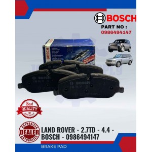 Front Brake Pad-Land Rover-2.7TD-4.4-BOSCH-0986494147