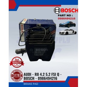Front Brake Pad-AUDI-R8 4.2 5.2-FSI Q-BOSCH-0986494216