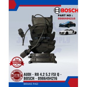Front Brake Pad-AUDI-R8 4.2 5.2-FSI Q-BOSCH-0986494216
