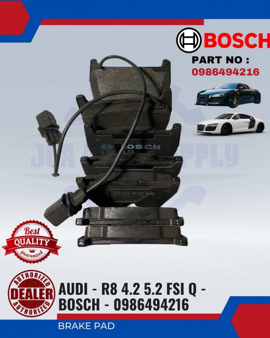 Showing image for Front Brake Pad-AUDI-R8 4.2 5.2-FSI Q-BOSCH-0986494216 Front Brake Pad-AUDI-R8 4.2 5.2-FSI Q-BOSCH-0986494216 image