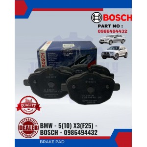 Rear Brake Pad-BMW-5(10) X3(F25)-BOSCH-0986494432