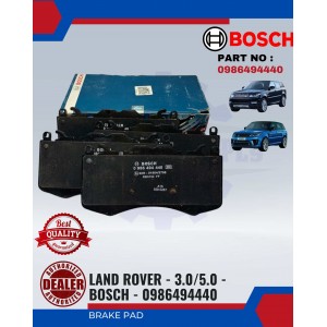 Front Brake Pad-Land Rover-3.0-5.0-BOSCH-0986494440