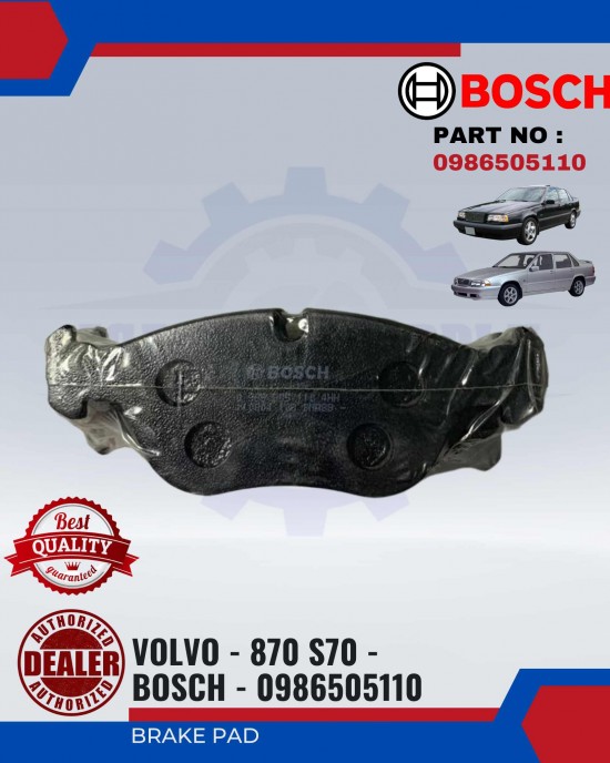 Front Brake Pad-Volvo 870-S70-BOSCH-0986505110 Brake System image