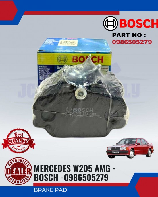 BRAKE PAD - MERCEDES W201 190E - BOSCH - 0986505279 image