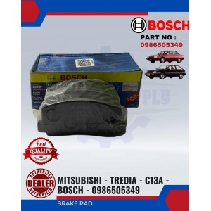 Front Brake Pad-Mitsubishi Tredia C13A -BOSCH-0986505349