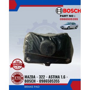 Front Brake Pad-Mazda-322-Astina 1.6-BOSCH-0986505355