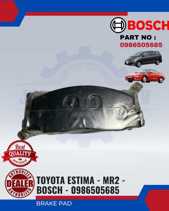 BRAKE PAD - TOYOTA ESTIMA - MR2 - BOSCH - 0986505685 image