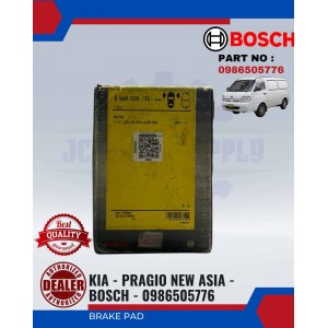 Front Disc Brake Pad (4pcs)-Kia-Pragio New Asia-BOSCH-0986505776