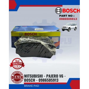 Rear Brake Pad-Mitsubishi-Pajero V6-BOSCH-0986505913