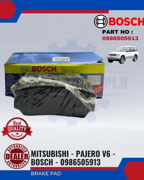 BRAKE PAD - MITSUBISHI - PAJERO V6 - BOSCH - 0986505913 image