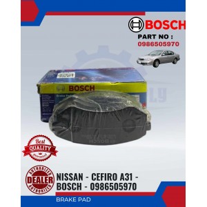 Front Brake Pad-Nissan Cefiro A31-BOSCH-0986505970