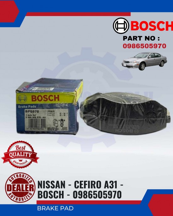 BRAKE PAD - NISSAN - CEFIRO A31 - BOSCH - 0986505970 image