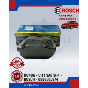 Front Brake Pad-Honda City SA6 SH4-BOSCH-0986505974