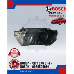 Front Brake Pad-Honda City SA6 SH4-BOSCH-0986505974