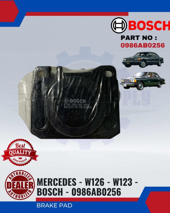 Front Brake Pad-Mercedes-W126-W123-BOSCH-0986AB0256 image