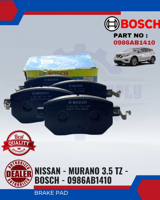 FRONT BRAKE PAD - NISSAN - MURANO 3.5 TZ - BOSCH - 0986AB1410 Brake System image