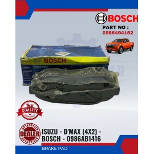 Front Brake Pad-Isuzu D'max (4X2)-BOSCH-0986AB1416