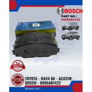 Front Brake Pad-Toyota Rav4 06-ACA31W-BOSCH-0986AB1422