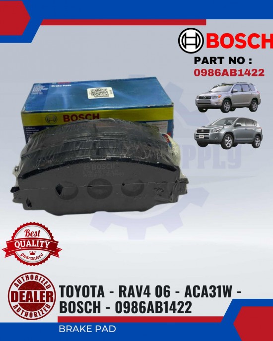 BRAKE PAD - TOYOTA - RAV4 06 - ACA31W - BOSCH - 0986AB1422 image