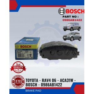 Front Brake Pad-Toyota Rav4 06-ACA31W-BOSCH-0986AB1422