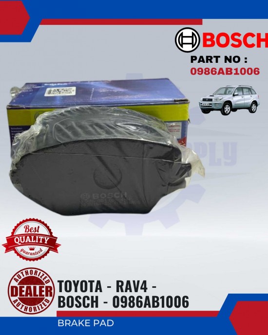 BRAKE PAD - TOYOTA - RAV4 - BOSCH - 0986AB1006 image