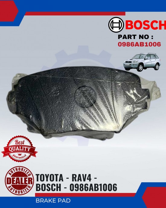 BRAKE PAD - TOYOTA - RAV4 - BOSCH - 0986AB1006 image