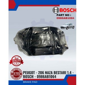 Front Brake Pad-Peugot 206-Naza Bestari 1.4-BOSCH-0986AB1064