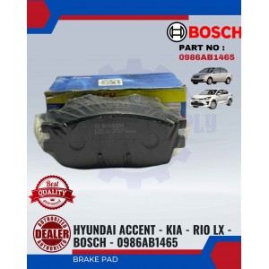 Front Disc Brake Pad (4pcs)-Hyundai Accent 2006-Kia Rio LX-BOSCH-0986AB1465