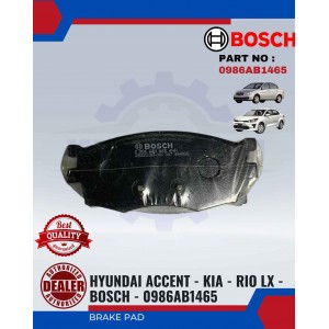 Front Disc Brake Pad (4pcs)-Hyundai Accent 2006-Kia Rio LX-BOSCH-0986AB1465