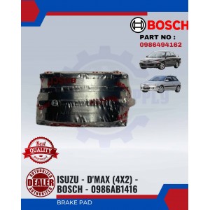 Rear Brake Pad-Proton Wira-Satria GTI-BOSCH-0986AB4922