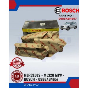 Rear Brake Pad-Mercedes-ML320 MPV-BOSCH-0986AB4657