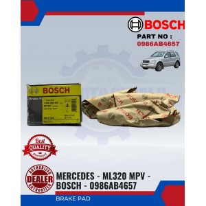 Rear Brake Pad-Mercedes-ML320 MPV-BOSCH-0986AB4657