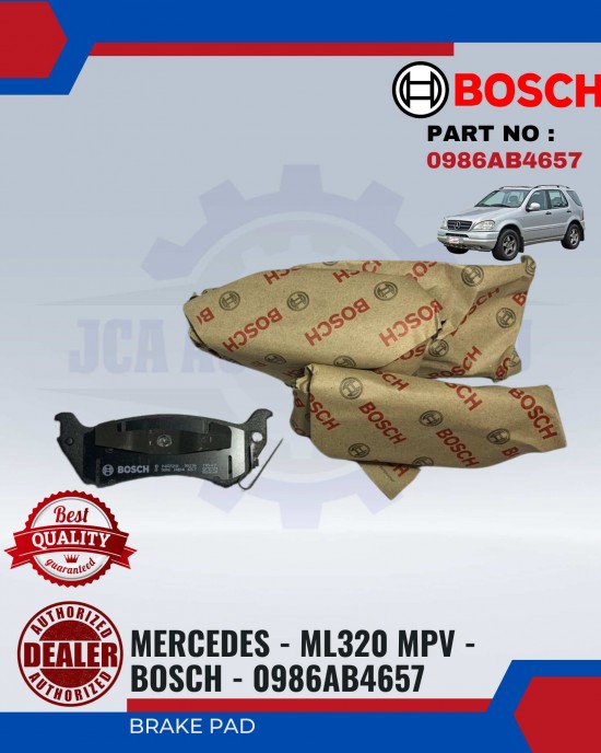 BRAKE PAD - MERCEDES - ML320 MPV - BOSCH - 0986AB4657 image